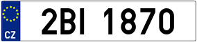 Truck License Plate